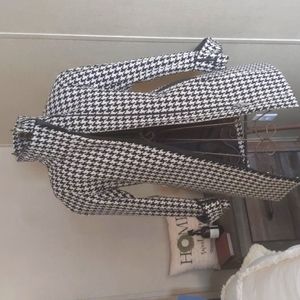 Houndstooth coat